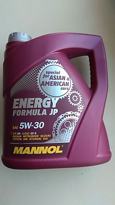 Масло моторное MANNOL 5/30 Energy JP синт.SN 4л