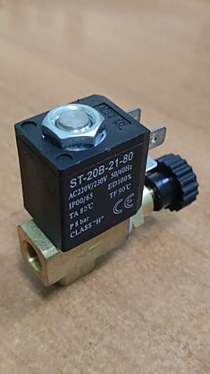 Клапан электромагнитный c регулировкой ST-20B-21-80 (d=1.3), zs