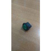 Выключатель клавишный 12V 20A (3c) ON-OFF зелёный