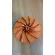 Крыльчатка вентилятора воздуходувного устройства электрического STIHL BGE 71, 81 (4811-700-3401)